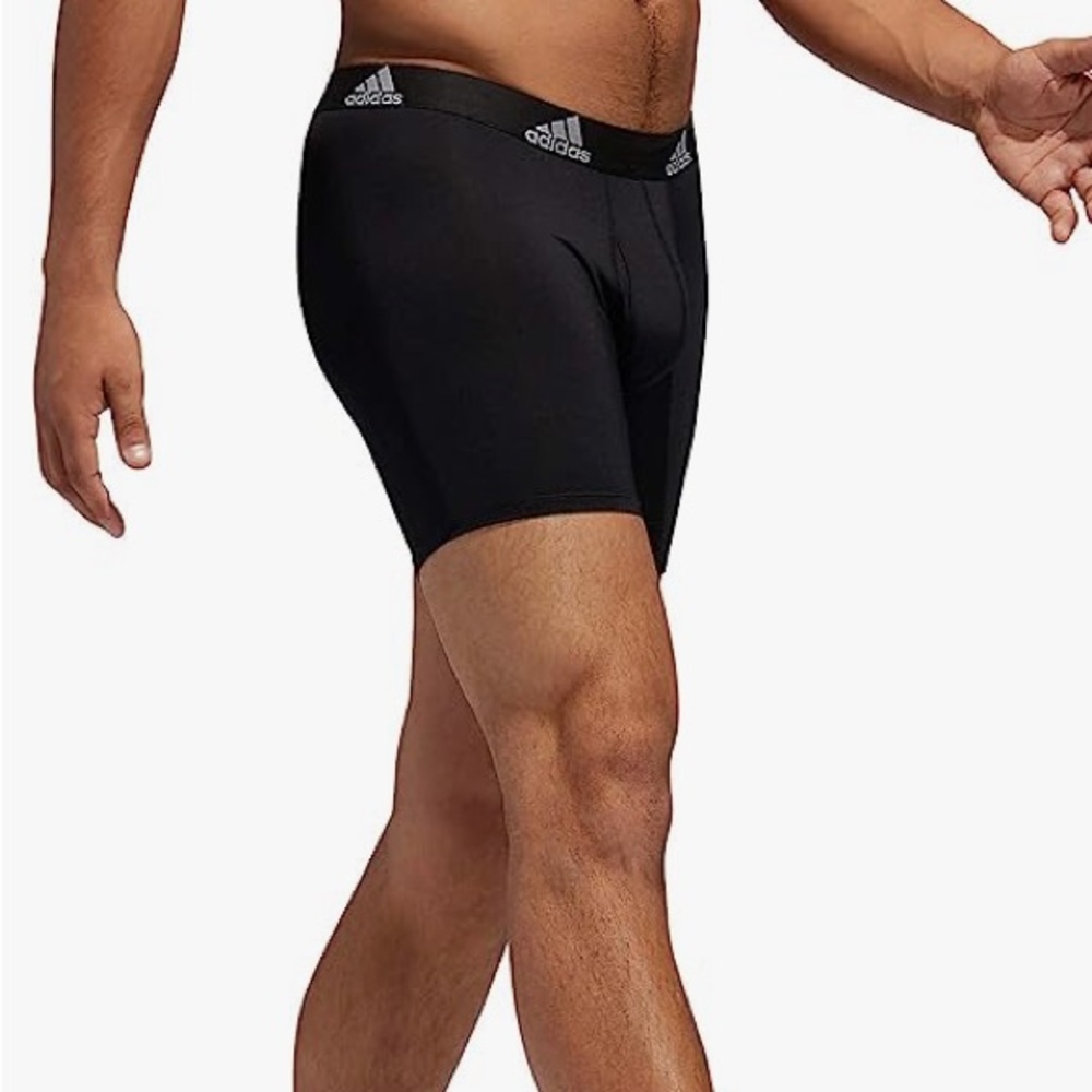 NEW ADIDAS Men's Performance Boxer Brief Underwear (3-Pack) Size:XXL